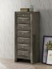 Glory Furniture Marilla G1505-LC 7 Drawer Lingerie Chest , Gray