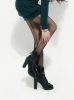 Blancho LZSA015-1 Sexy Black Sheer Plaid & Argyle Stocking