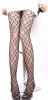 Blancho LZSA009-1 Sexy Black Sheer Checkered Stocking