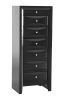 Glory Furniture Marilla G1500-LC 7 Drawer Lingerie Chest , Black