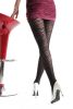 Blancho LZSA031-1 Sexy Black Sheer Tilted Striped Stocking