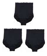 High-Waisted  Ladies Triangle Seamless Waist Pants (Option: 3Black-S)