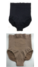 High-Waisted  Ladies Triangle Seamless Waist Pants (Option: BLK NUD-S)