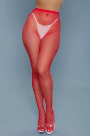 Mini One-piece in Lingerie Hosiery for Women (Color: Red)